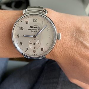Shinola Argonite 1069 pink face women’s watch